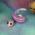Tiny Snake OOAK Sculpt by artist Ann Galvin