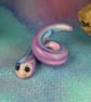 Tiny Snake OOAK Sculpt by artist Ann Galvin
