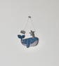 'Beautiful Blue Whale' - Hanging Decoration