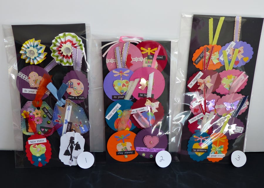 Assorted gift tags