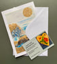 Paper moon seascape, any occasion card - Image 3