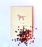 Dalmatian Valentine's Card - READY TO SHIP