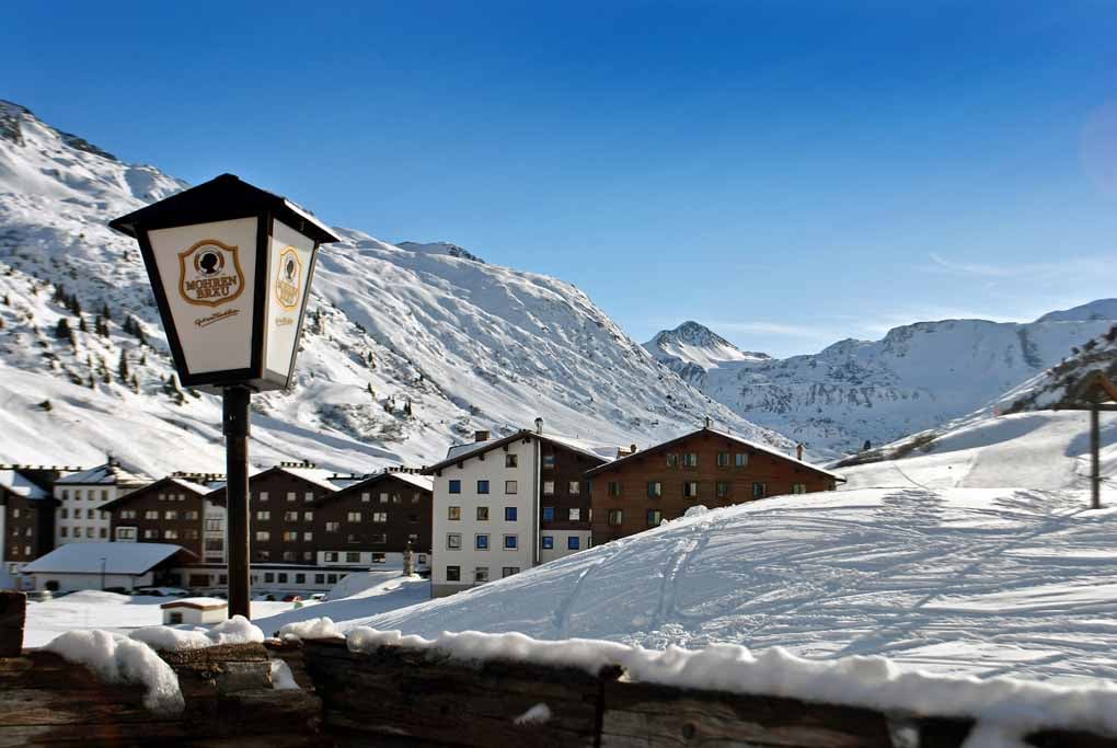 Zurs Lech Am Arlberg Austrian Alps Austria 12"x18" Print