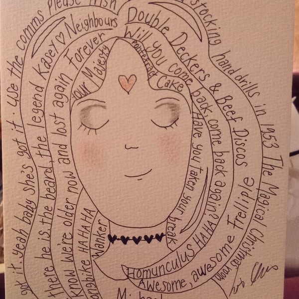 Small Prophets inspired original drawing 