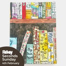 'Punny Books' handmade A6 notebook - Seconds Sunday