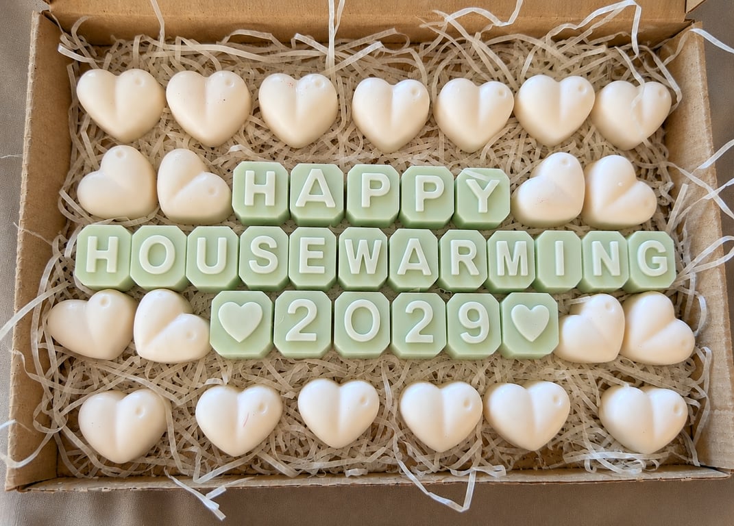 Housewarming Wax Melt Gift Box, New Home Gift, Happy Housewarming Gift, Vegan