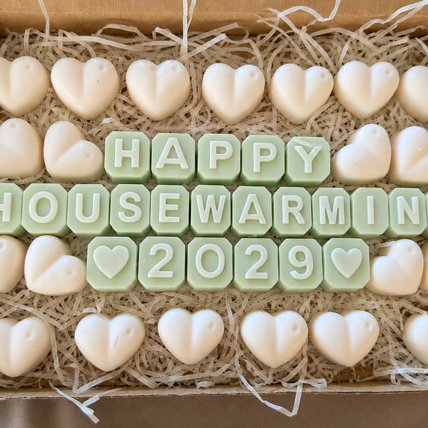Housewarming Wax Melt Gift Box, New Home Gift, Happy Housewarming Gift, Vegan