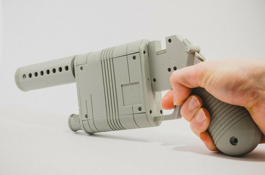 Star Wars - 3D Printed Rey's Blaster NN-44 Pistol - Prop Cosplay