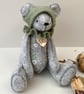 Hand sewn teddy bear, one of a kind collectable elf artist bear by Bearlescent  - Image 6