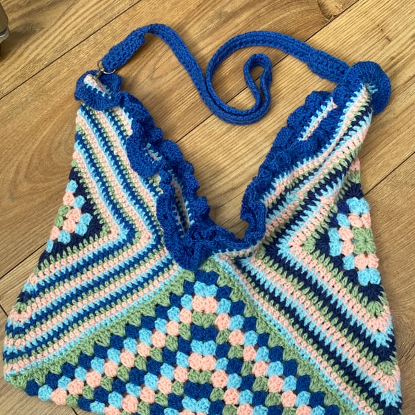 Crochet Cross Body Bag