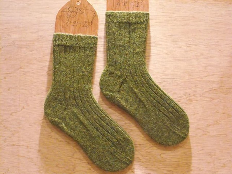 Luxury hand knitted alpaca socks EXTRA SMALL size 3-4