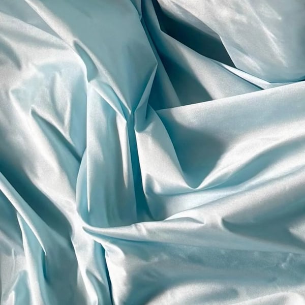 Baby Blue Supreme Taffeta Fabric 58'' PRICE PER METER