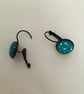 Pretty Resin Druzy Earring in Sparkling Aqua - Image 4