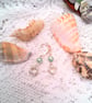 Mobius Chain Maille and Multi Coloured Glass Pearls Necklace and Earrings - Image 4