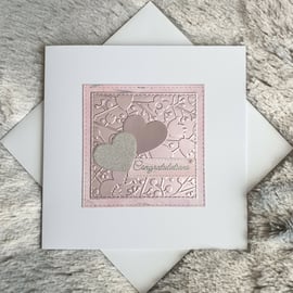 Congratulations Card - Pink