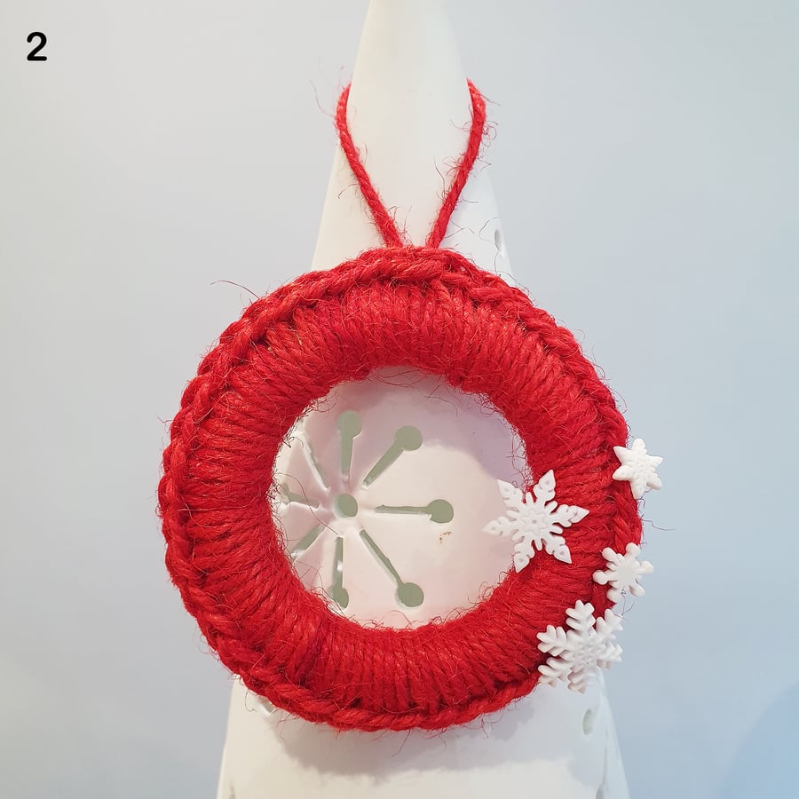 Snowflake Christmas Hoop