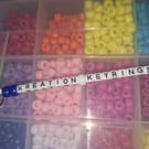 Personalised beaded keyrings