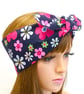 Rockabilly hair scarf top tie head scarf swing pin up style messy hair day - Image 3
