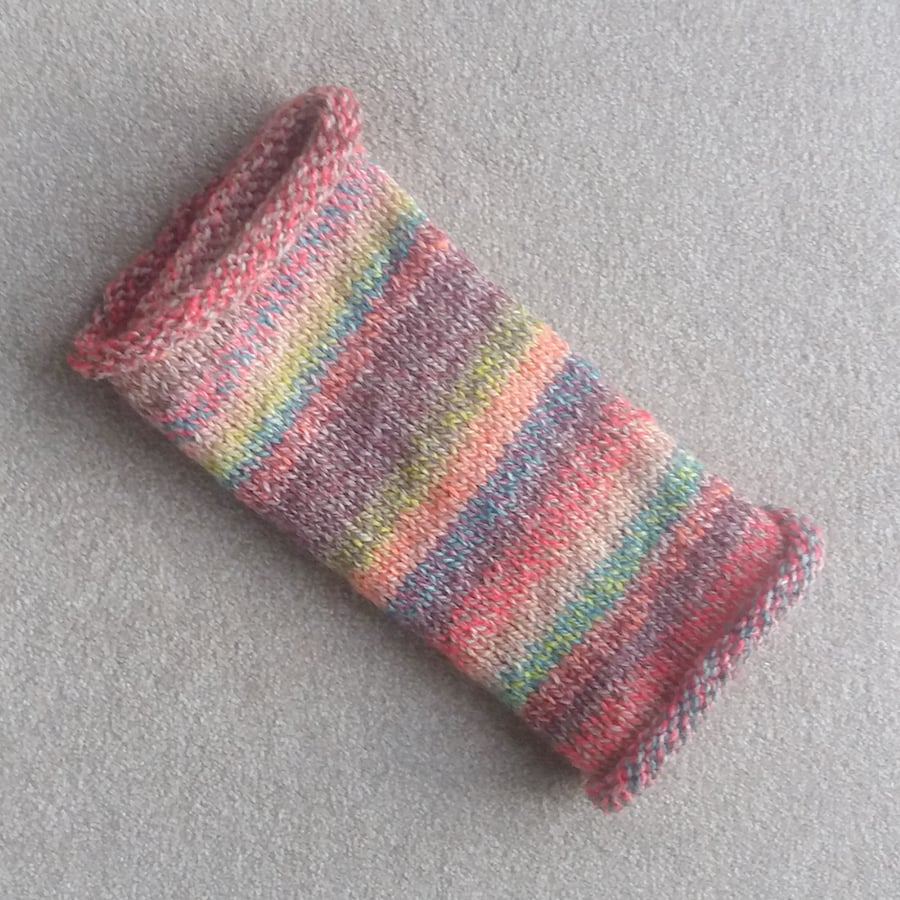 KNITTING PATTERN PDF Tropical Peach Cowl