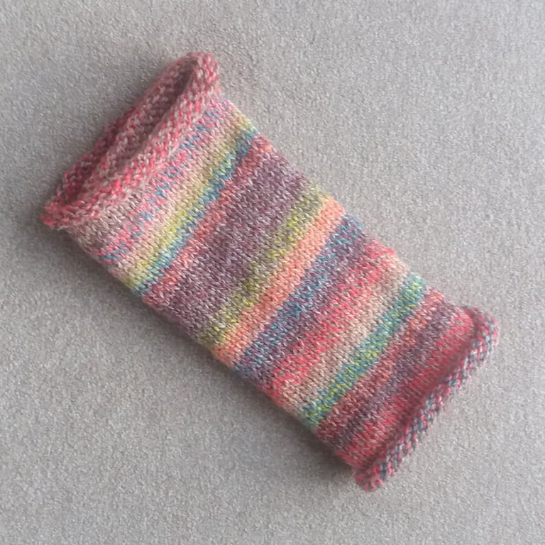 KNITTING PATTERN PDF Tropical Peach Cowl