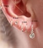Silver Sleeper Hoops 10 mm Earrings Sterling Sleepers in Pairs  - Image 3
