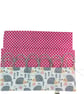 fixed Circular knitting needle case with hedgehogs sock needles roll wallet,