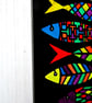 Five Colourful Fish Painting - Image 2
