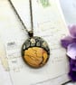 Tulip pendant fabric button William Morris anniversary gifts - Image 6