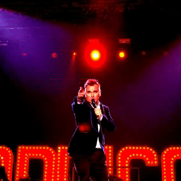 Morrissey Live at Reading Rock Festival Photograph Print