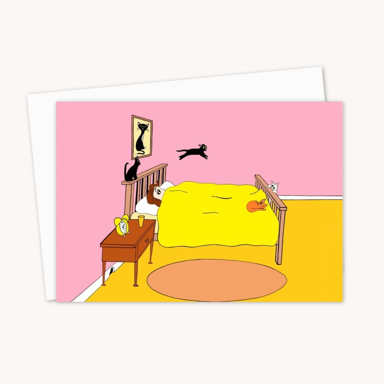 Funny Cats Greetings Card: Ideal for a Cat Lover's Birthday (103)