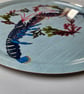 Common Lobsters in Seaweed heart tray, Coastal Inspired Gift, gloss finish - Image 5