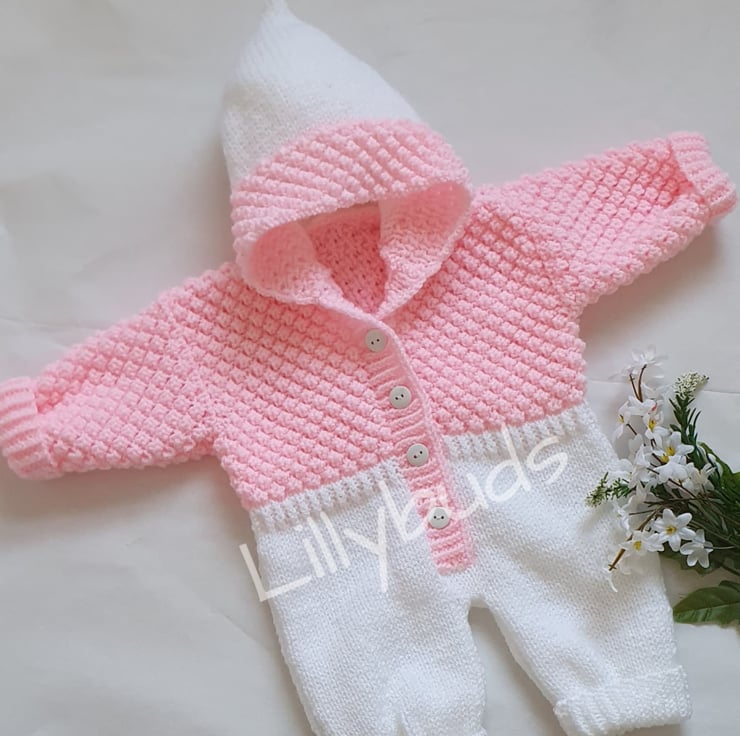 Jelly Bean - Knitting pattern for baby's all in... - Folksy