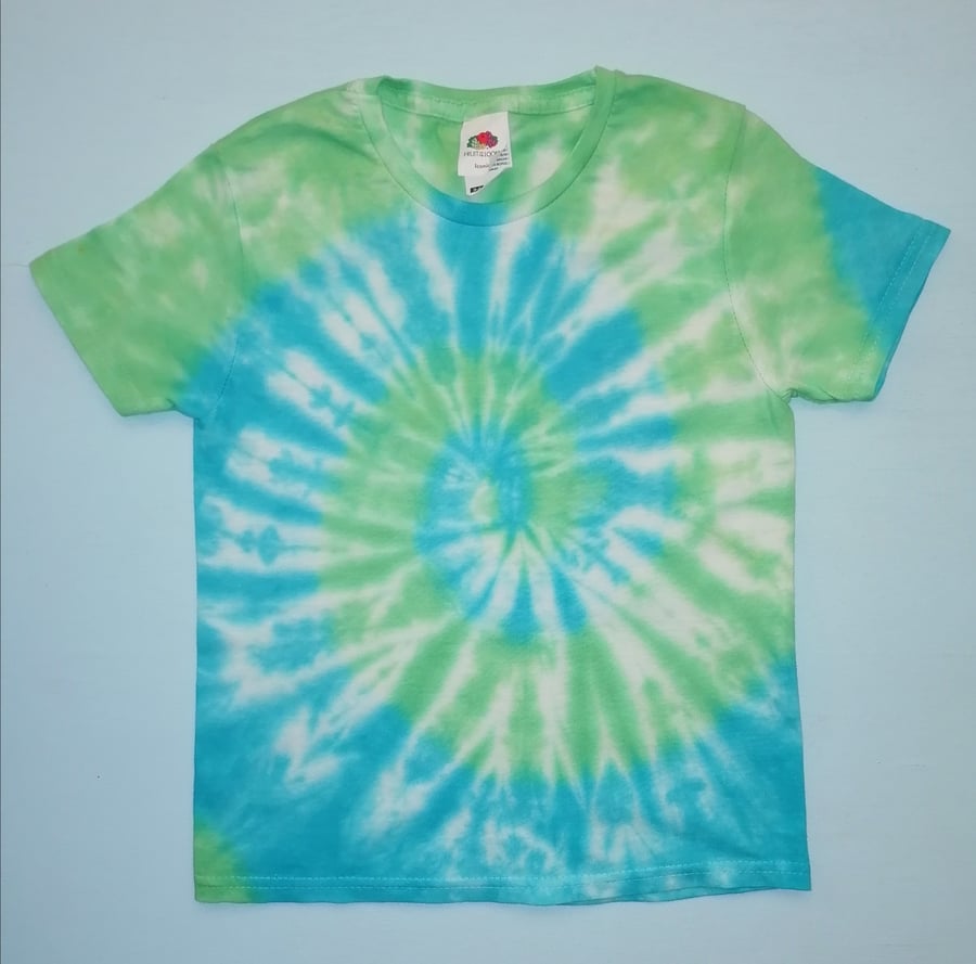 Kids tie dye t-shirt - made to order in any size