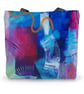 Abstract Art Tote Bag with Contemporary Design - Image 2