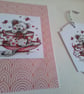 Card and gift tag. Birthday card. Tea lover. Ref 444