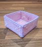 Small tray for small desk items - pink and purple with heart charm - Image 2