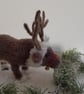 Reindeer, dotpebblesknits design, Knitted Reindeer - Image 1