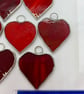Stained glass small heart, RED - Image 3