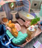 Rabbit Bathroom  doll's house in a suitcase  - Image 8