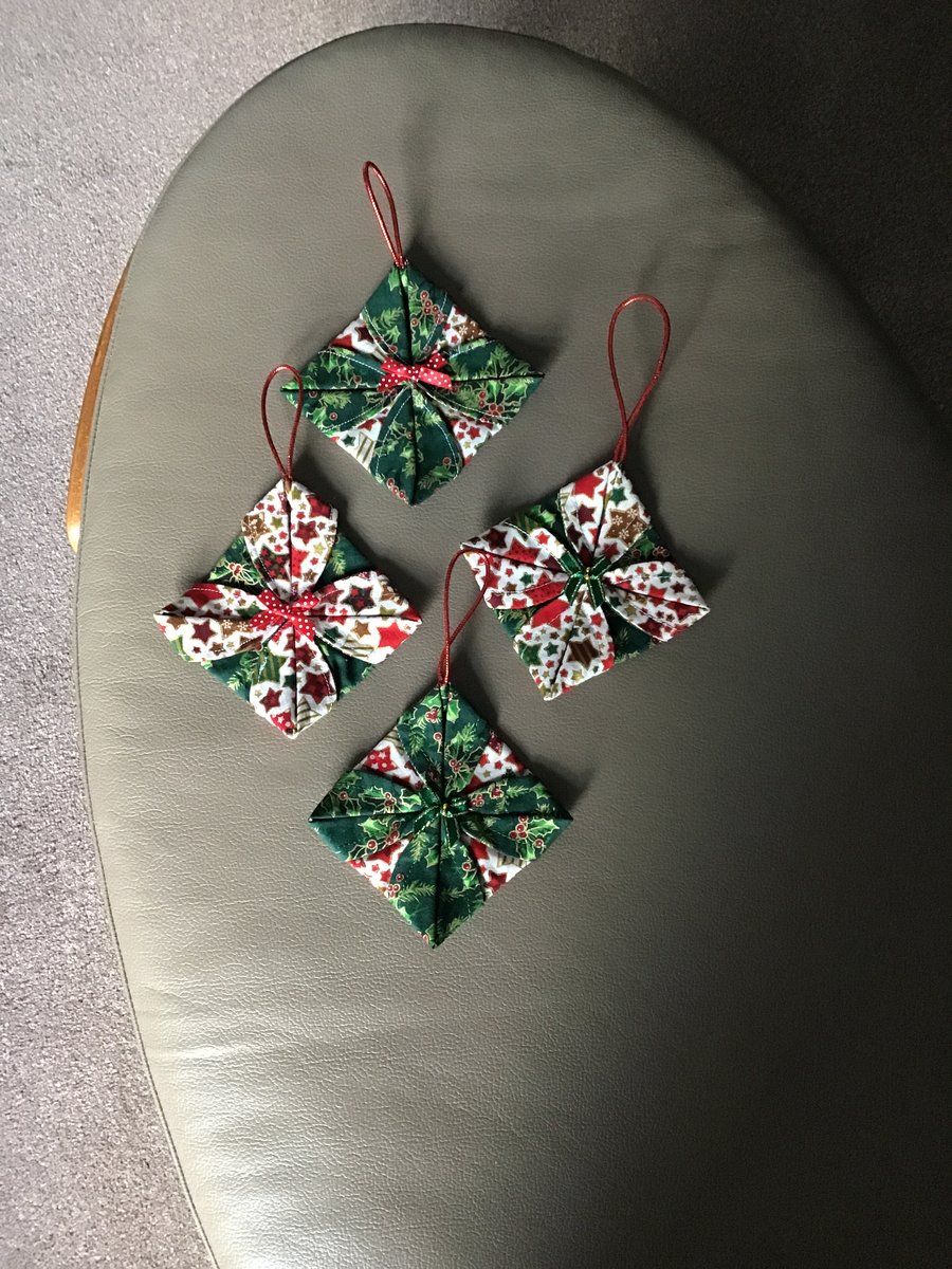 Christmas Tree decorations (set of 4)