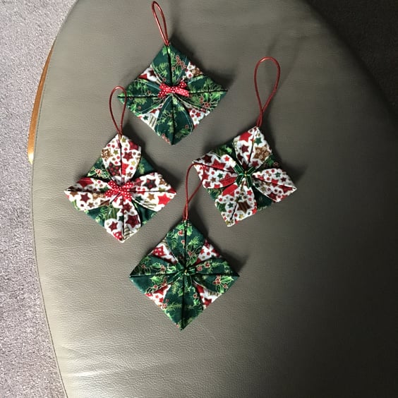 Christmas Tree decorations (set of 4)