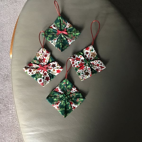Christmas Tree decorations (set of 4)