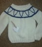 Katie Morag dress up outfit hand knitted jumper and skirt set 4-5 years - Image 2