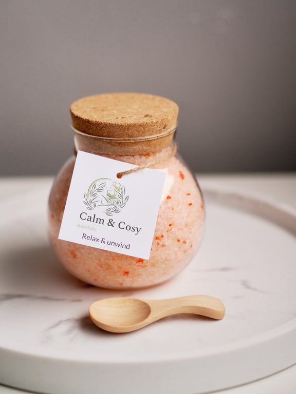 CITRUS & PEPPERMINT BATH SALTS 500G