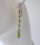 Peridot and Sterling Silver Earrings - Image 4