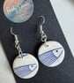 Fish Print Earrings