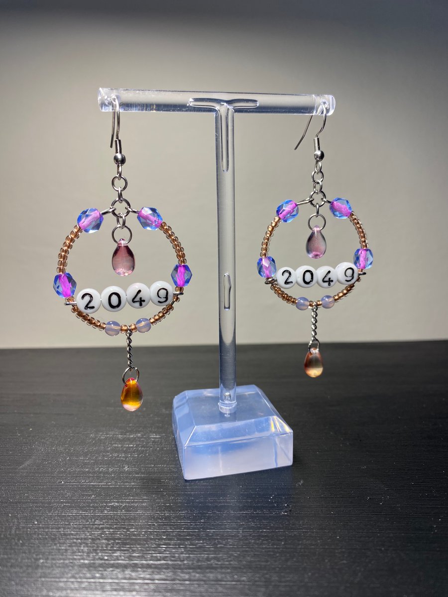 Bladerunner 2049 - Joi inspired earrings 
