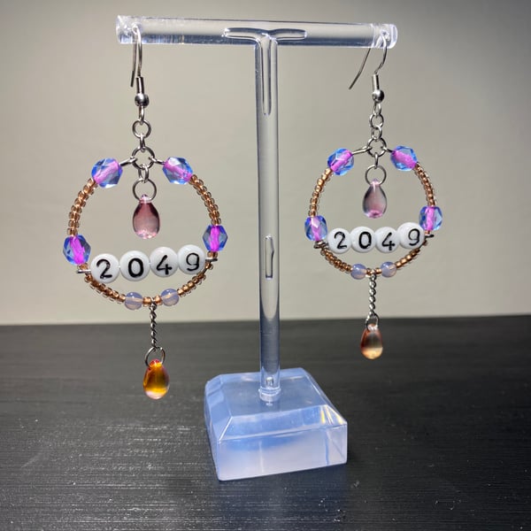 Bladerunner 2049 - Joi inspired earrings 