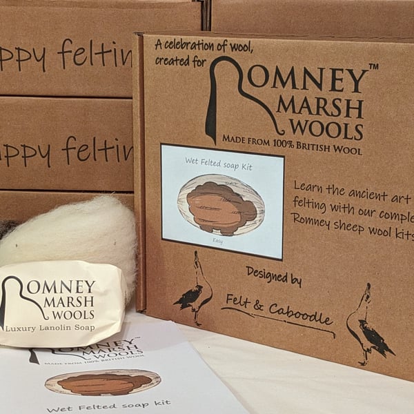 Wet felted soaps Kit 