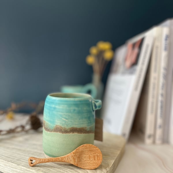 Ceramic handmade sugar vase - 14 Skyline - Summer Studio Sale 